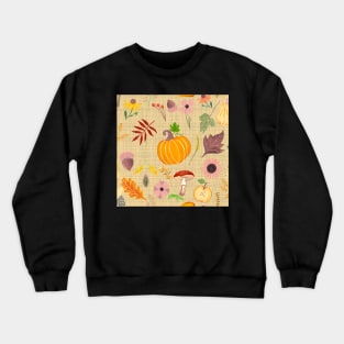 Pumpkin patch pattern Crewneck Sweatshirt